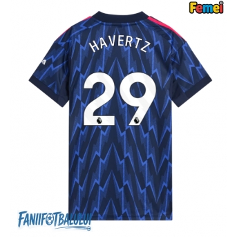 Arsenal Kai Havertz #29 Tricou Fotbal Replică 2025-26 Femei Deplasare